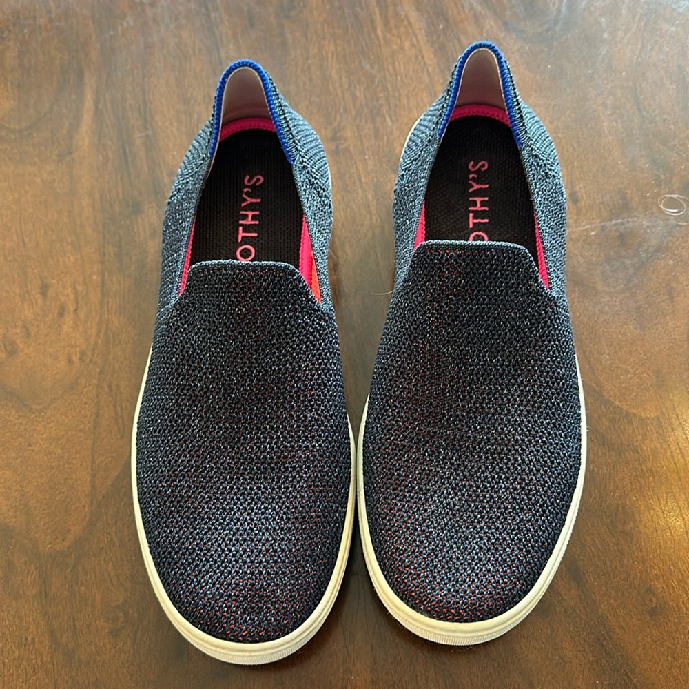 Rothy’s Metallic Lattice Slip On Sneaker